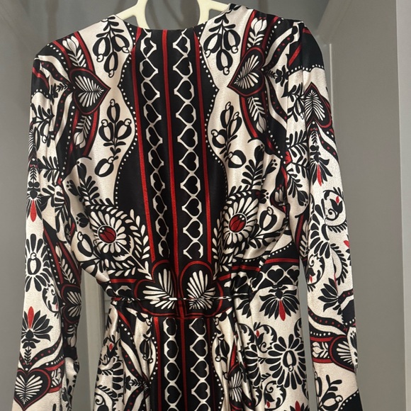 FARM Rio Black and Red Patterned Mini Dress - Picture 7 of 13